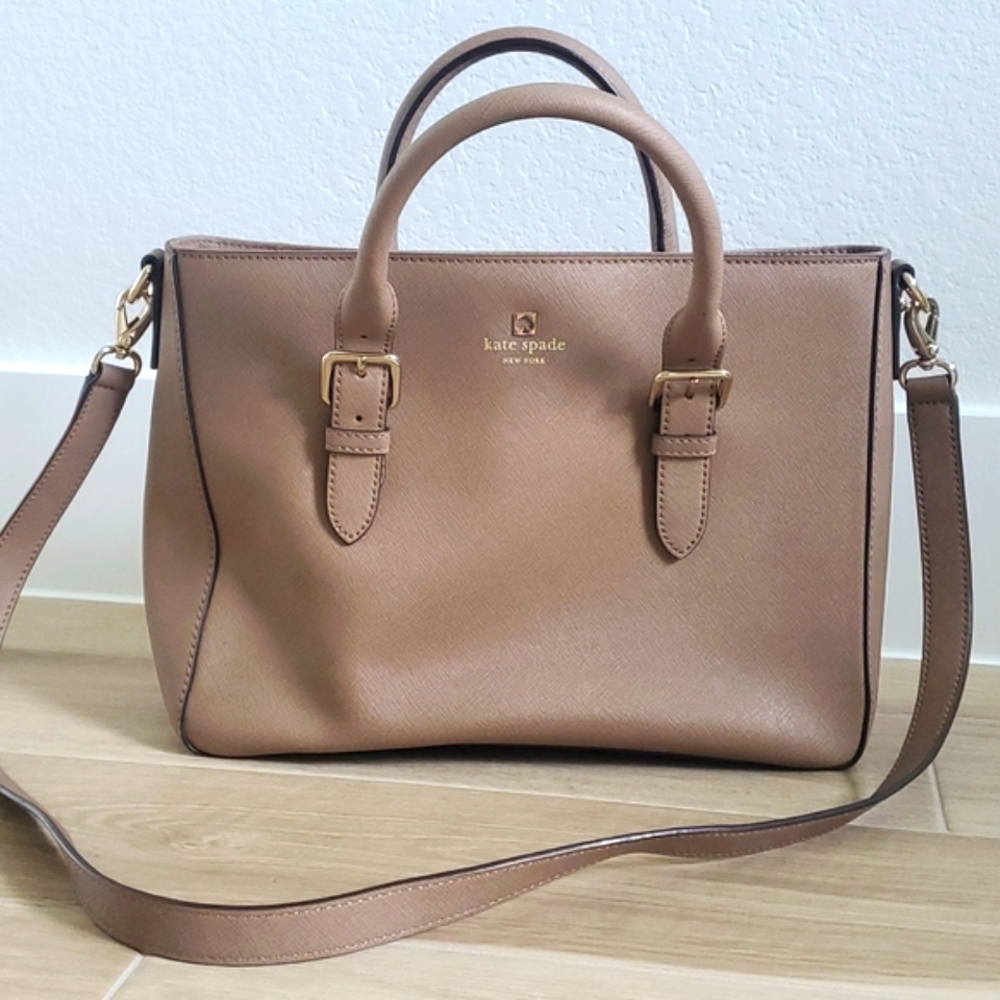 Kate Spade tan satchel